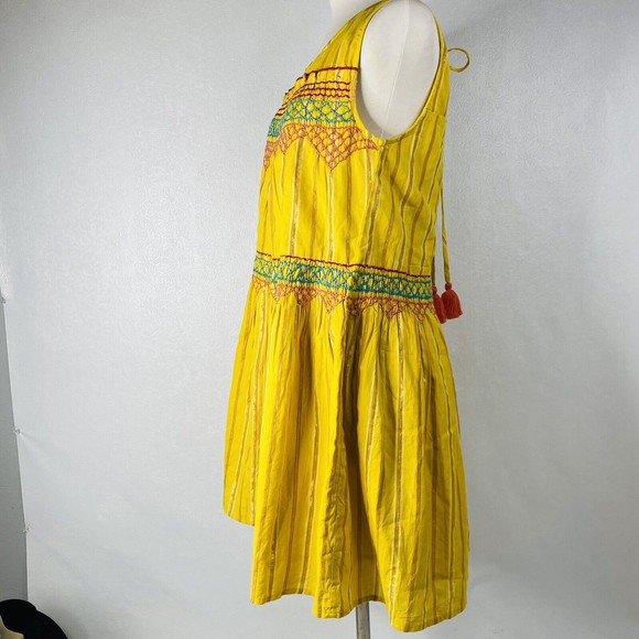 Uncle Frank Anthropologie Sz XS Sunny Days Yellow Dress - Picture 7 of 12